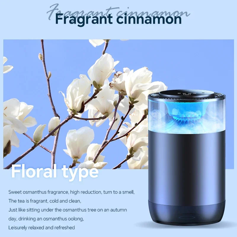 Smart LED Cloud Mist Car Diffuser – Aromatherapy & Air Freshener